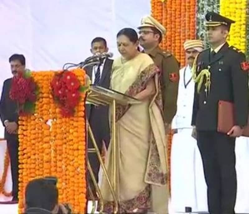 ಮಧ್ಯಪ್ರದೇಶದ ರಾಜ್ಯಪಾಲರಾಗಿ ಆನಂದಿಬೆನ್ ಪಟೇಲ್ ಅಧಿಕಾರ ಸ್ವೀಕಾರ