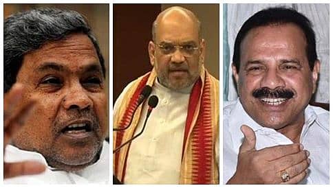 ಜೈಲು ಹಕ್ಕಿಯಾಗಿದ್ದ ಅಮಿತ್ ಶಾ; ಟ್ವಿಟರ್ ನಲ್ಲಿ ಸಿಎಂ ಸಿದ್ದು ಟೀಕೆ, ಡಿವಿಎಸ್ ತಿರುಗೇಟು