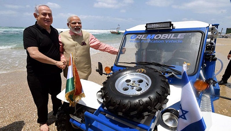 ಸ್ನೇಹದ ಕಾಣಿಕೆ: ಇಸ್ರೇಲ್ ಪ್ರಧಾನಿಯಿಂದ ಮೋದಿಗೆ ಸಮುದ್ರ ನೀರು ಶುದ್ಧೀಕರಿಸುವ ಜೀಪ್ ಗಿಫ್ಟ್!