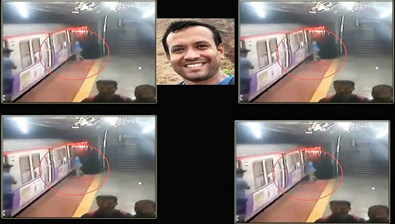 ಭೀಕರ ವಿಡಿಯೋ: ಟ್ರೆಕ್ಕಿಂಗ್ ಹೊರಟಿದ್ದ ಐಬಿಎಂ ಟೆಕ್ಕಿ ಚಲಿಸುತ್ತಿದ್ದ ರೈಲನ್ನು ಹತ್ತಲು ಹೋಗಿ ದುರ್ಮರಣ!