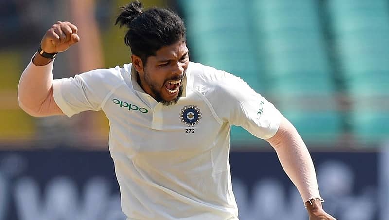 ಟೆಸ್ಟ್ ಪಂದ್ಯಗಳಲ್ಲಿ ಉಮೇಶ್ ಯಾದವ್ ಅಪರೂಪದ ದಾಖಲೆ