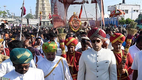 ಚಾಮುಂಡಿ ಬೆಟ್ಟದಲ್ಲಿ ಚಾಮುಂಡೇಶ್ವರಿ ರಥೋತ್ಸವ