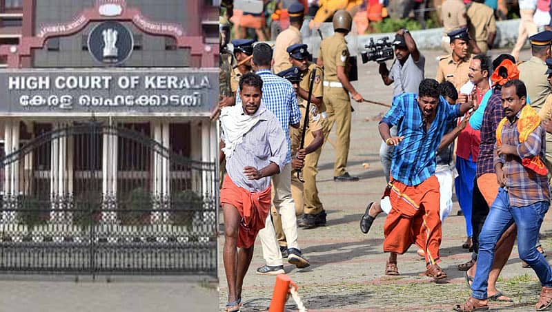 ಶಬರಿಮಲೆ ವಿವಾದ: ಅಮಾಯಕರ ಬಂಧನವಾದರೆ ಪರಿಣಾಮ ನೆಟ್ಟಗಿರೊಲ್ಲ: ಕೇರಳ ಹೈಕೋರ್ಟ್ ಎಚ್ಚರಿಕೆ