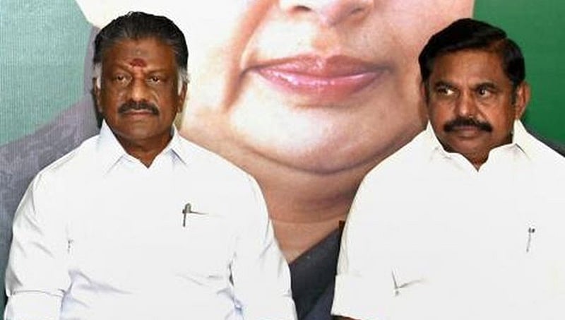 ಜಯಾ ಸ್ಮಾರಕದ ಮುಂದೆ ಮಂಡಿಯೂರಿ ಕ್ಷಮೆಯಾಚಿಸಿದರೆ ಮರಳಿ ಪಕ್ಷಕ್ಕೆ ಸೇರ್ಪಡೆ: ಅನರ್ಹ ಶಾಸಕರಿಗೆ ಎಐಎಡಿಎಂಕೆ