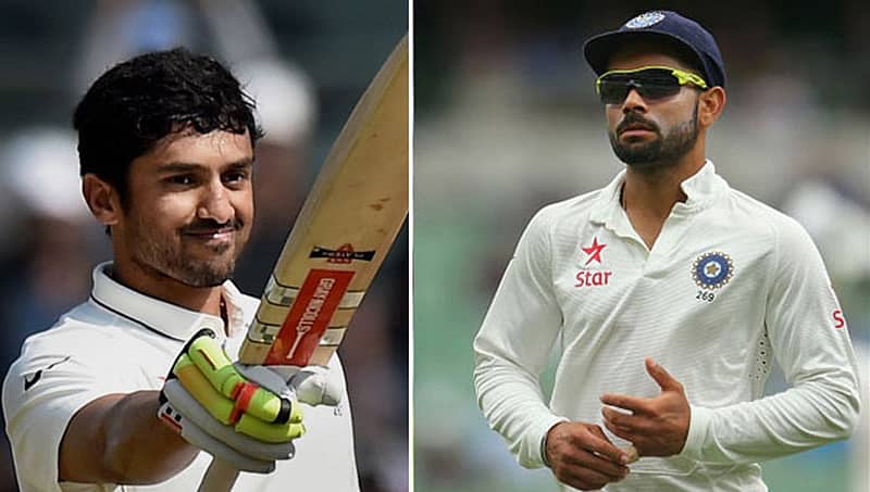 'ತ್ರಿಶತಕ ವೀರ' ಕನ್ನಡಿಗ ಕರುಣ್ ಕೈಬಿಟ್ಟ ವಿಚಾರ: ತಂಡದ ನಾಯಕ ಕೊಹ್ಲಿ ಹೇಳಿದ್ದು ಹೀಗೆ!
