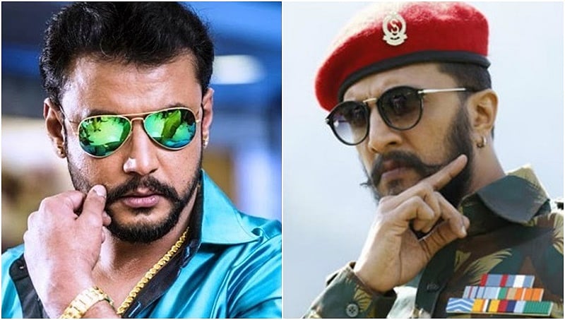 ಕಿಚ್ಚ ಸುದೀಪ್-ದರ್ಶನ್ ಮಧ್ಯೆ 'ಮದಕರಿ ನಾಯಕ'ನ ಕಿಚ್ಚು, ಮೀಸೆ ತಿರುವಿದ ನಾಯಕರು!