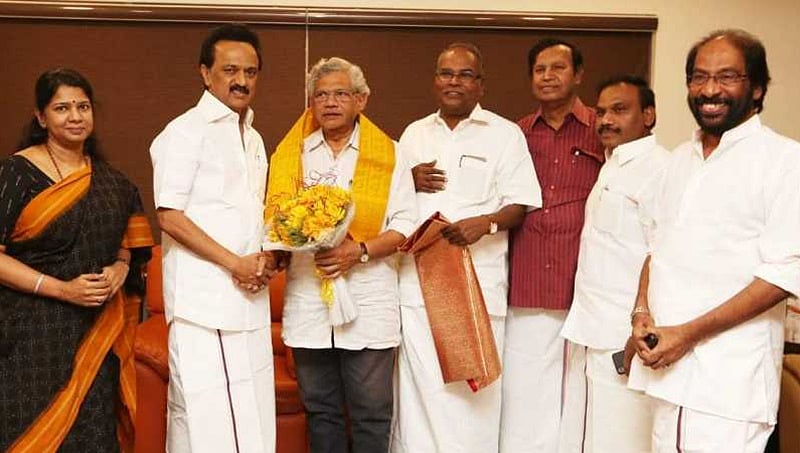 2019ರ ಲೋಕಸಭೆ ಚುನಾವಣೆ: ಬಿಜೆಪಿ ವಿರೋಧಿ ಮೈತ್ರಿ ಘೋಷಿಸಿದ ಸಿಪಿಎಂ, ಡಿಎಂಕೆ
