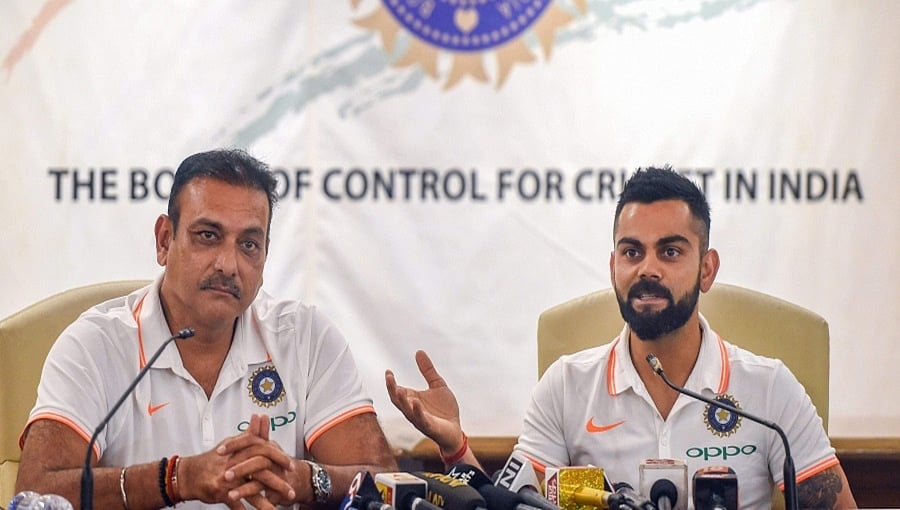 ವಿಶ್ವಕಪ್ವರೆಗೂ ಬದಲಾವಣೆ ಇಲ್ಲ ಎಂದ ಶಾಸ್ತ್ರಿ; ನಾನು ಕೇಳಿದ್ದಕ್ಕೆಲ್ಲಾ 'ಯಸ್' ಅಂತಾರೆ: ರವಿಶಾಸ್ತ್ರಿ ಕಾಲೆಳೆದ ಕೊಹ್ಲಿ!