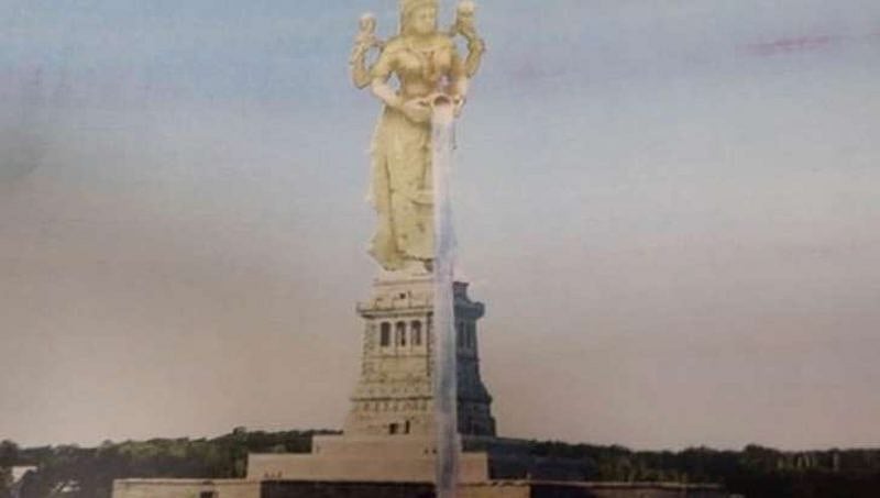 ಕೆಆರ್ ಎಸ್ ನಲ್ಲಿ ಅತಿ ಎತ್ತರವಾದ ಕಾವೇರಿ ಪ್ರತಿಮೆ: ರಾಜಕೀಯ ಗಿಮಿಕ್, ನೆಟ್ಟಿಗರ ಟ್ವಿಟ್ಟರಾರತಿ!