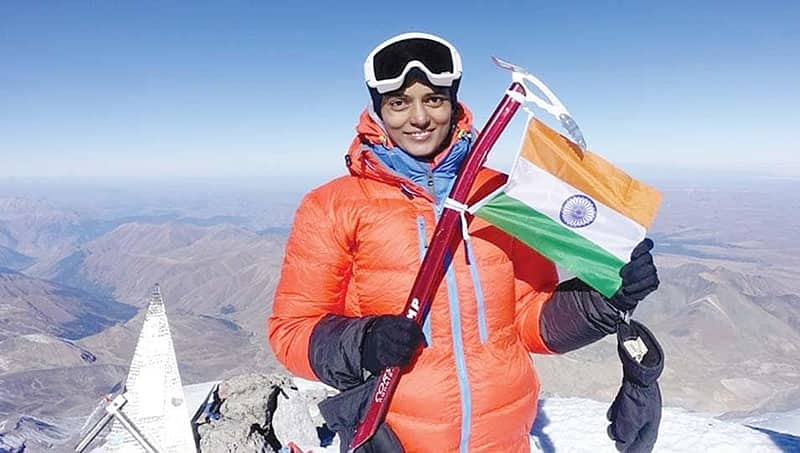ರಷ್ಯಾದ ಮೌಂಟ್ ಎಲ್ಬ್ರಸ್ ಶಿಖರ ಏರಿದ ಕೊಡಗಿನ ಯುವತಿ ಭವಾನಿ