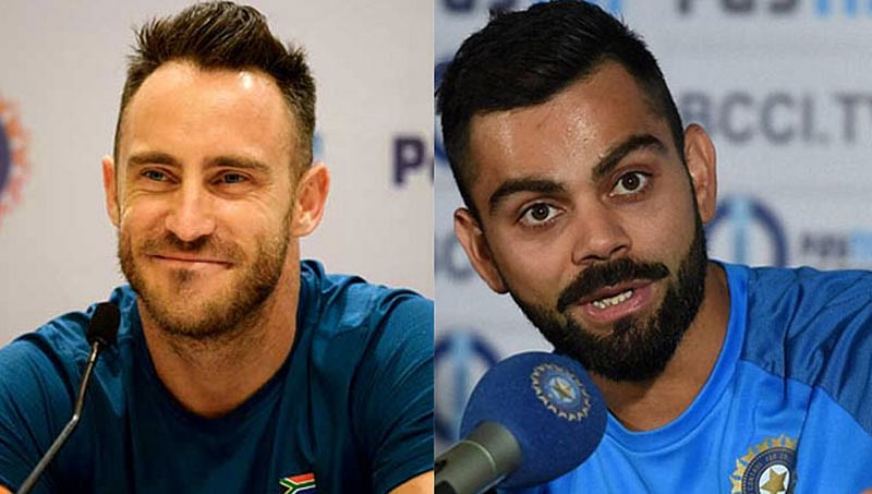 ಕೊಹ್ಲಿಯನ್ನು ಕೆಣಕದಿರಿ, 'ಸೈಲೆಂಟ್ ಟ್ರೀಟ್ ಮೆಂಟ್' ಕೊಡಿ: ಆಸಿಸ್ ಗೆ ಡು ಪ್ಲೆಸಿಸ್ ಸಲಹೆ