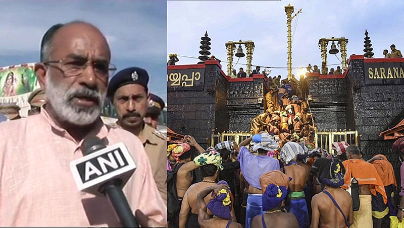 'ಅಯ್ಯಪ್ಪನ ಭಕ್ತರು ಉಗ್ರಗಾಮಿಗಳಲ್ಲ, ನಿಷೇಧಾಜ್ಞೆ ಏಕೆ?'; ಕೇರಳ ಸರ್ಕಾರದ ವಿರುದ್ಧ ಕೇಂದ್ರ ಸಚಿವರ ಕಿಡಿ