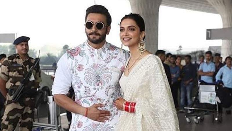 ದಾಂಪತ್ಯ ಜೀವನಕ್ಕೆ ಕಾಲಿಟ್ಟ ಬಾಲಿವುಡ್ ಕ್ಯೂಟ್ ಜೋಡಿ: ಆರತಕ್ಷತೆಗಾಗಿ ಬೆಂಗಳೂರಿನತ್ತ ದೀಪಿಕಾ-ರಣವೀರ್