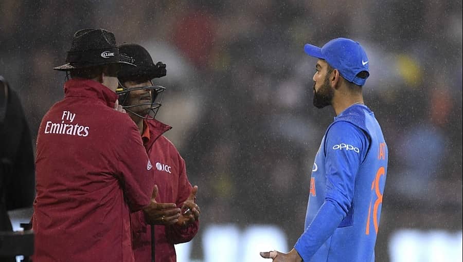 ದ್ವಿತೀಯ ಟಿ20: ಆಸ್ಟ್ರೇಲಿಯಾ 19 ಓವರ್ ನಲ್ಲಿ 132/7; ಮಳೆ ಅಡ್ಡಿ, ಭಾರತಕ್ಕೆ 11 ಓವರ್ ನಲ್ಲಿ 90 ರನ್ ಗುರಿ
