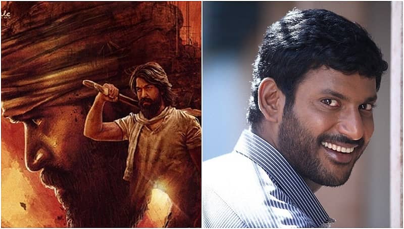 ಕೆಜಿಎಫ್ ಟ್ರೈಲರ್ ಲಾಂಚ್: ನನ್ನ ತಂದೆ ಅಪ್ಪಟ ಕನ್ನಡಿಗ ಎಂದ ತಮಿಳು ನಟ ವಿಶಾಲ್