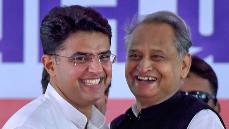 ಅಶೋಕ್ ಗೆಹ್ಲೋಟ್ ರಾಜಸ್ಥಾನ ಸಿಎಂ, ಸಚಿನ್ ಪೈಲಟ್ ಡಿಸಿಎಂ: ಎಐಸಿಸಿ ಅಧಿಕೃತ ಘೋಷಣೆ