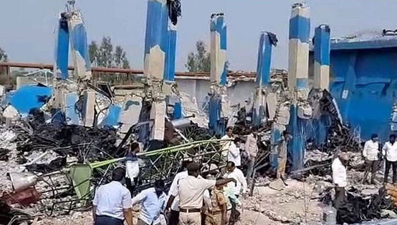 ಬಾಯ್ಲರ್ ಸ್ಫೋಟಕ್ಕೆ 6 ಬಲಿ: ಸಂತ್ರಸ್ಥರ ಕುಟುಂಬಕ್ಕೆ ಮುರುಗೇಶ್ ನಿರಾಣಿ 5 ಲಕ್ಷ ಪರಿಹಾರ ಘೋಷಣೆ