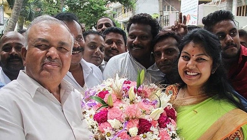 ಅಪ್ಪನಿಗೆ ಸಿಗದ ಸಚಿವ ಸ್ಥಾನ: ಸಂಸದೀಯ ಕಾರ್ಯದರ್ಶಿ ಹುದ್ದೆ ತಿರಸ್ಕರಿಸಿದ ಸೌಮ್ಯಾ ರೆಡ್ಡಿ