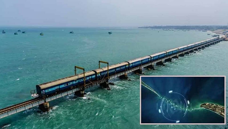 ರಾಮೇಶ್ವರಂ-ಧನುಷ್ಕೋಟಿ ವರೆಗಿನ ರೈಲು ಮಾರ್ಗ ರಾಮಸೇತು ವರೆಗೆ ವಿಸ್ತರಣೆ: ಕೇಂದ್ರ ಅನುಮೋದನೆ