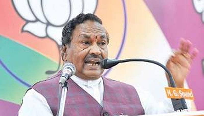 ಕಾಂಗ್ರೆಸ್ ಜೊತೆ ಸಂಪರ್ಕ ಹೊಂದಿರುವವರು ಹಂತಕರು: ಬಿಜೆಪಿ ನಾಯಕ ಕೆ.ಎಸ್. ಈಶ್ವರಪ್ಪ