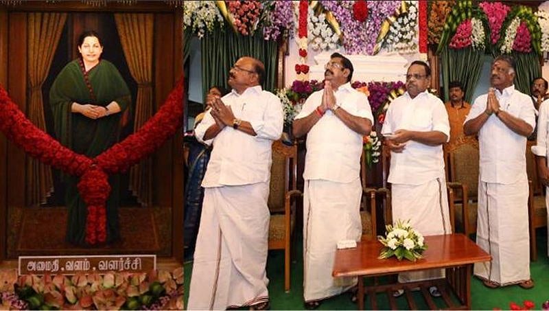 ತಮಿಳುನಾಡು ವಿಧಾನಸಭೆಯಲ್ಲಿ ಜಯಲಲಿತಾ ಭಾವಚಿತ್ರ: ಮದ್ರಾಸ್ ಹೈಕೋರ್ಟ್ ಮೆಟ್ಟಿಲೇರಿದ ಡಿಎಂಕೆ