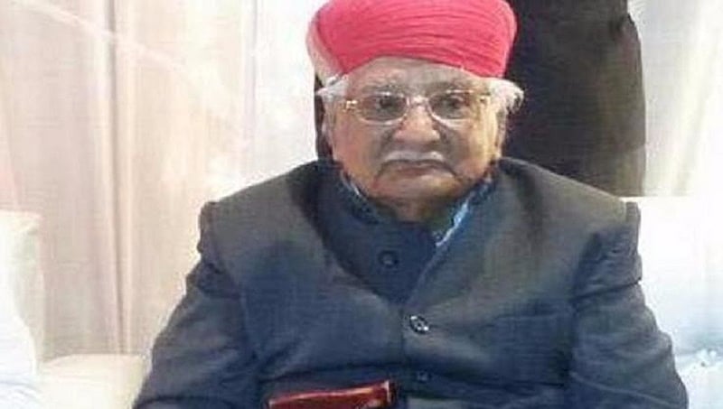 ಜನ ಸಂಘದ ಸಂಸ್ಥಾಪಕ ಸದಸ್ಯ ಭಾನು ಕುಮಾರ ಶಾಸ್ತ್ರಿ ನಿಧನ