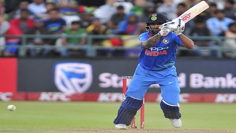 ಅಂತಿಮ ಟಿ20: ಭಾರತ 172/7, ಉತ್ತಮ ರನ್ ಸಿಡಿಸಿದ ಧವನ್, ರೈನಾ