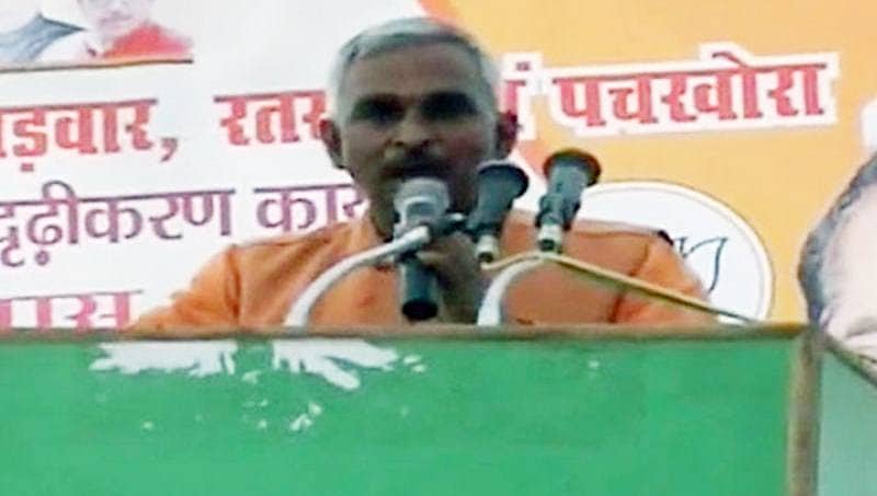 'ಭಾರತ್ ಮಾತಾ ಕಿ ಜೈ' ಎನ್ನದವರು ಪಾಕಿಸ್ತಾನಿಗಳು: ಬಿಜೆಪಿ ಶಾಸಕ