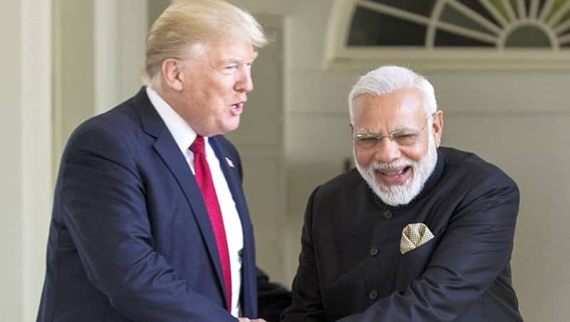 'ಪ್ರಧಾನಿ ಮೋದಿ ಸುಂದರ ವ್ಯಕ್ತಿ'; ಮತ್ತೆ ಮೋದಿ ಶೈಲಿ ಅನುಕರಿಸಿದ ಅಮೆರಿಕ ಅಧ್ಯಕ್ಷ ಟ್ರಂಪ್