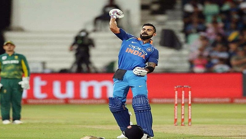 ದಕ್ಷಿಣ ಆಫ್ರಿಕಾ ವಿರುದ್ಧದ 3ನೇ ಏಕದಿನ ಪಂದ್ಯದಲ್ಲಿ 34ನೇ ಶತಕ ದಾಖಲಿಸಿದ ಕೊಹ್ಲಿ!