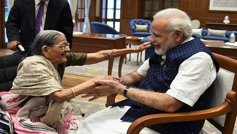 ಪ್ರಧಾನಿ ಮೋದಿ 'ರಾಖಿ ಸಹೋದರಿ' 103 ವರ್ಷದ ಶರ್ಬತಿ ದೇವಿ ನಿಧನ