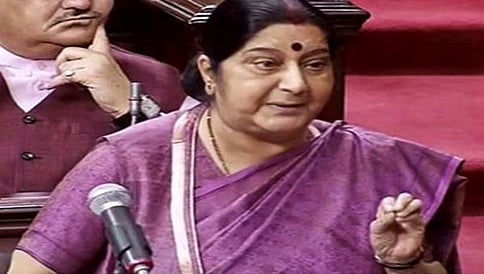 ವಿದೇಶಾಂಗ ಸಚಿವೆ ಸುಷ್ಮಾ ಸ್ವರಾಜ್ ವಿರುದ್ಧ ನಿಲುವಳಿ ಸೂಚನೆ ಮಂಡನೆಗೆ ಕಾಂಗ್ರೆಸ್ ನಿರ್ಧಾರ