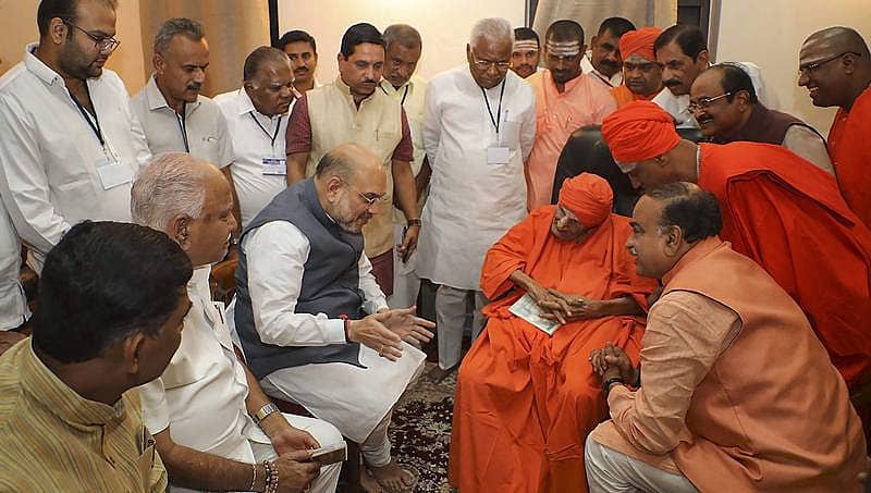ಲಿಂಗಾಯತ ವಿವಾದ: ಬಿಎಸ್'ವೈ ಸಿಎಂ ಆಗುವುದನ್ನು ತಪ್ಪಿಸಲು ಸಿದ್ದು ತಂತ್ರ- ಅಮಿತ್ ಶಾ