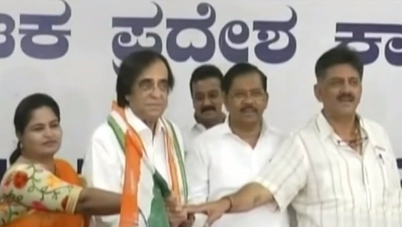 ಪಕ್ಷೇತರ ಶಾಸಕ ಅಶೋಕ್ ಖೇಣಿ ಕಾಂಗ್ರೆಸ್ ಪಕ್ಷಕ್ಕೆ ಸೇರ್ಪಡೆ