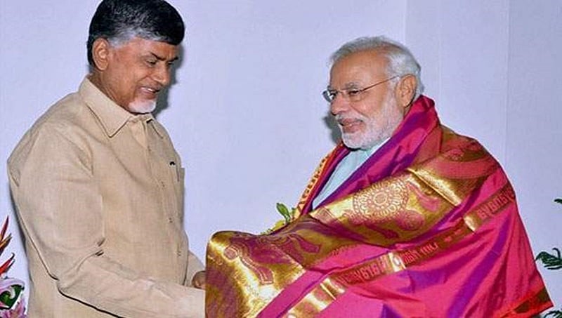 ಬಿಜೆಪಿ-ಟಿಡಿಪಿ ಬಿಕ್ಕಟ್ಟು: ಚಂದ್ರಬಾಬು ನಾಯ್ಡು ಜೊತೆ ಪ್ರಧಾನಿ ಮೋದಿ ಮಾತುಕತೆ