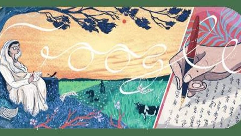 ಜ್ಞಾನಪೀಠ ಪುರಸ್ಕೃತೆ ಮಹಾದೇವಿ ವರ್ಮಾಗೆ ಗೂಗಲ್ ಡೂಡಲ್ ನಮನ