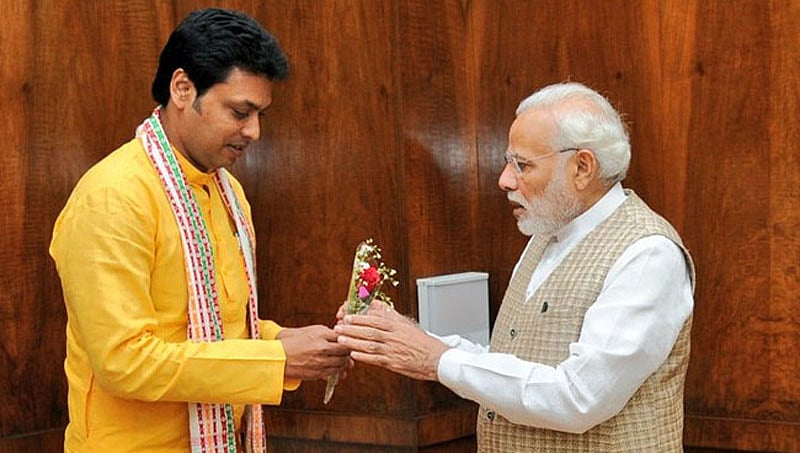 ವಿವಾದಾಸ್ಪದ ಹೇಳಿಕೆ: ತ್ರಿಪುರ ಸಿಎಂ ಬಿಪ್ಲವ್ ದೇಬ್ ಗೆ ಪ್ರಧಾನಿ ಮೋದಿ ಬುಲಾವ್
