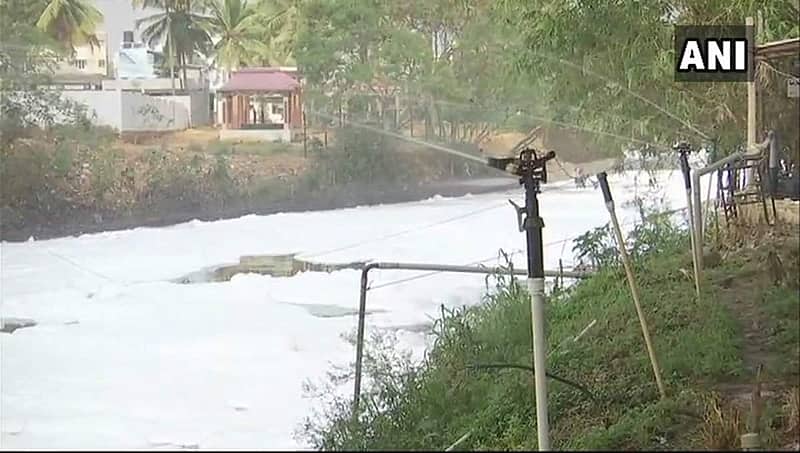 ಬೆಳ್ಳಂದೂರು ಕೆರೆಯಲ್ಲಿ ಮತ್ತೆ ವಿಷಯುಕ್ತ ನೊರೆ