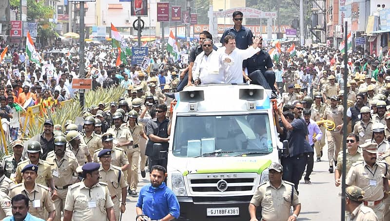 ಶಿವಮೊಗ್ಗ ರೋಡ್ ಶೋ, ರ್ಯಾಲಿಗೆ ಜನ ಸೇರಿಲ್ಲವೇಕೆ?: ಕೈ ನಾಯಕರಿಗೆ ರಾಹುಲ್ ಪ್ರಶ್ನೆ