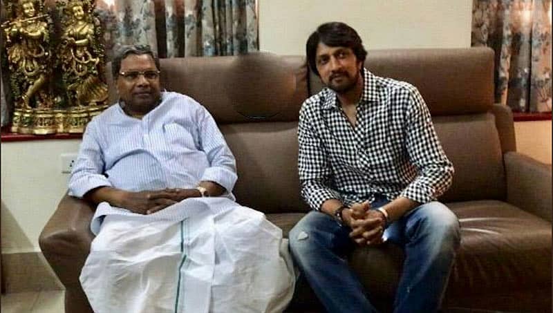 ಕುಮಾರಸ್ವಾಮಿ ಭೇಟಿ ಬಳಿಕ ಸಿಎಂ ಸಿದ್ದರಾಮಯ್ಯ ನಿವಾಸಕ್ಕೆ ನಟ ಸುದೀಪ್ ಭೇಟಿ!