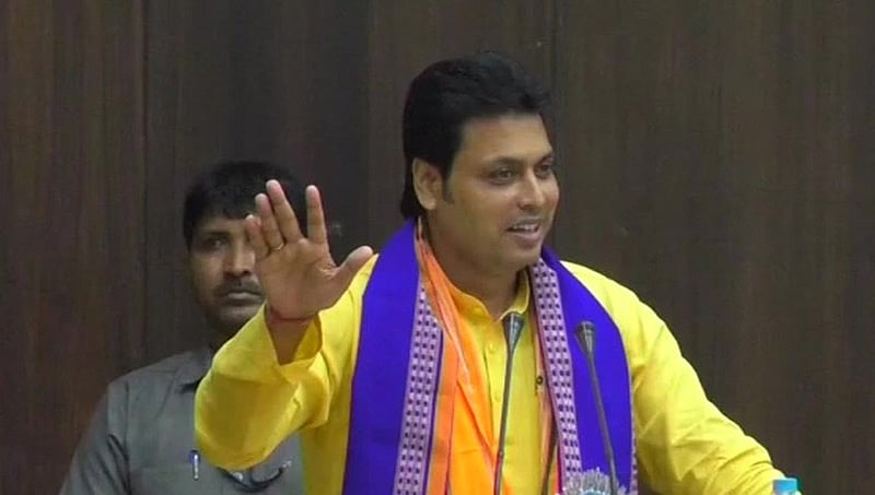 ಬ್ರಿಟೀಷರ ವಿರುದ್ಧ ಪ್ರತಿಭಟಿಸಿ ಟಾಗೋರ್ ನೋಬೆಲ್ ಪ್ರಶಸ್ತಿ ಹಿಂತಿರುಗಿಸಿದ್ದರು: ತ್ರಿಪುರ ಸಿಎಂ ಬಿಪ್ಲಾಬ್ ಡೆಬ್
