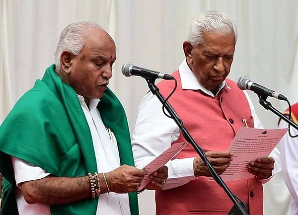 ಕರ್ನಾಟಕದ 24ನೇ ಮುಖ್ಯಮಂತ್ರಿಯಾಗಿ ಯಡಿಯೂರಪ್ಪ ಪ್ರಮಾಣ ವಚನ ಸ್ವೀಕಾರ