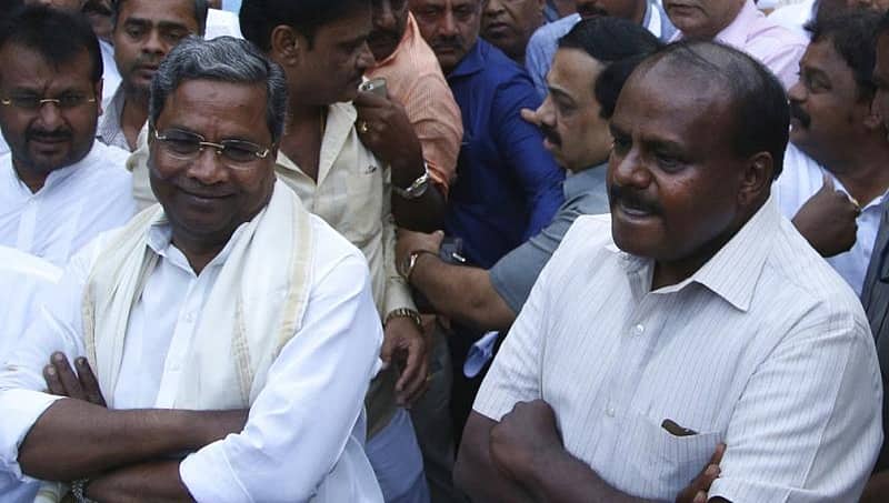 ಕಾಂಗ್ರೆಸ್-ಜೆಡಿಎಸ್ ಮೈತ್ರಿಗೆ ಒಂದು ವಾರ: ವರಿಷ್ಠರಿಗೆ ತಲೆನೋವಾಗಿರುವ ಖಾತೆ ಹಂಚಿಕೆ