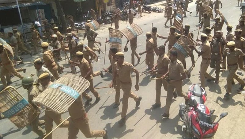 ಕನಿಷ್ಟ ಒಬ್ಬರಾದರೂ ಸಾಯಬೇಕು: ಸ್ಟರ್ಲೈಟ್ ಪ್ರತಿಭಟನೆ ವೇಳೆ ಪೊಲೀಸ್ ಅಧಿಕಾರಿ