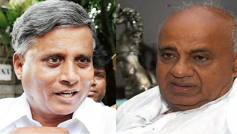 ಯಾರಿಗೂ ನೆಮ್ಮದಿಯಿಂದ ಇರಲು ದೇವೇಗೌಡರು ಬಿಡುವುದಿಲ್ಲ: ಸೋಮಣ್ಣ ಲೇವಡಿ