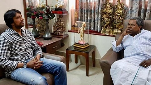 ಮುಖ್ಯಮಂತ್ರಿ ಸಿದ್ದರಾಮಯ್ಯ ಪರ ಬಾದಾಮಿಯಲ್ಲಿ  ಕಿಚ್ಚ ಸುದೀಪ್ ಮೇ. 9ರಂದು ಪ್ರಚಾರ