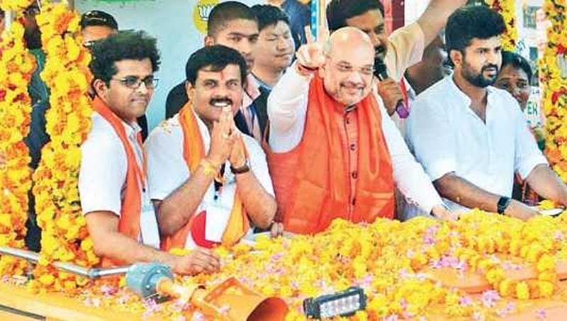 ವಿಜಯೇಂದ್ರ ಎಫೆಕ್ಟ್: ಬಿಜೆಪಿ ಕಾರ್ಯಕರ್ತರ ಆಕ್ರೋಶದಿಂದ ತಪ್ಪಿಸಿಕೊಳ್ಳಲು ವರುಣಾ ಕಾರ್ಯಕ್ರಮ ರದ್ದುಗೊಳಿಸಿದ ಅಮಿತ್ ಶಾ