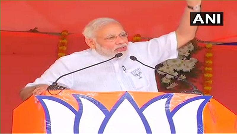 ನಕಲಿ ವೋಟರ್ ಐಡಿ ಸೃಷ್ಟಿಸಿ ಚುನಾವಣೆ ಗೆಲ್ಲುವುದು ಕಾಂಗ್ರೆಸ್ ತಂತ್ರ: ಪ್ರಧಾನಿ ಮೋದಿ
