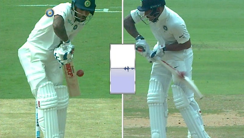 ಡಿಆರ್‌ಎಸ್ ತೆಗೆದುಕೊಳ್ಳುವಲ್ಲಿ ಎಡವಿಡ ಆಫ್ಘಾನ್; ಧವನ್‍ಗೆ ಜೀವದಾನ, ದಾಖಲೆ ಶತಕ!