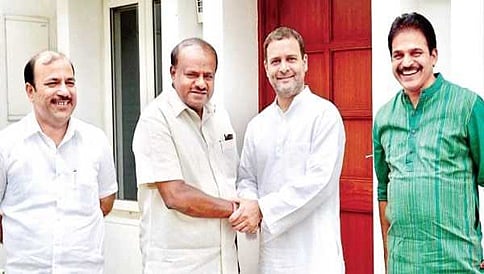 ರಾಜ್ಯ ಸರ್ಕಾರಕ್ಕೆ ಹೊರೆಯಾಗದಂತೆ ರೈತರ ಸಾಲ ಮನ್ನಾ: ರಾಹುಲ್ ಗೆ ಸಿಎಂ ಕುಮಾರಸ್ವಾಮಿ ಭರವಸೆ